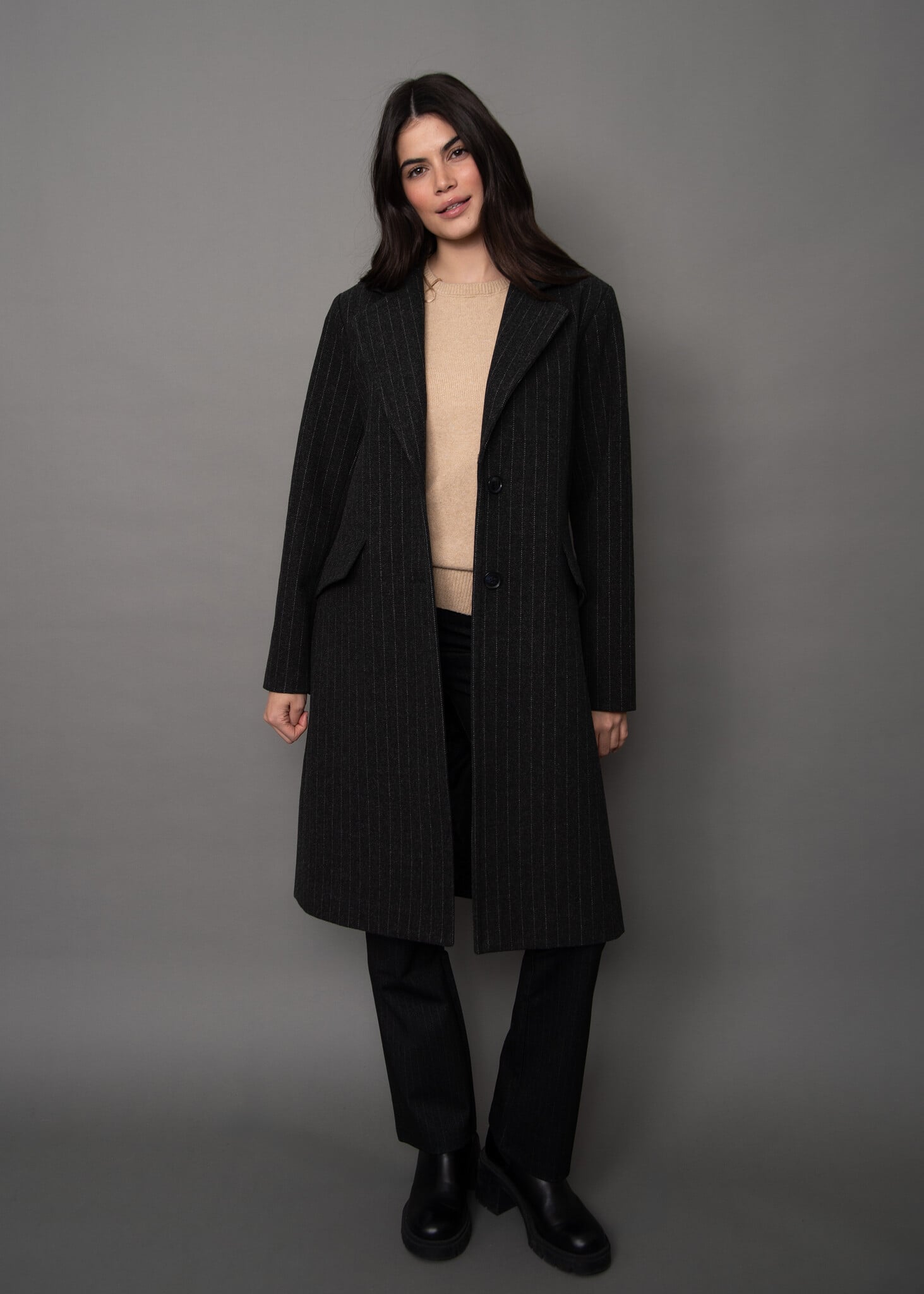 RD Style Marina Ladies Single Breasted Lined Coat