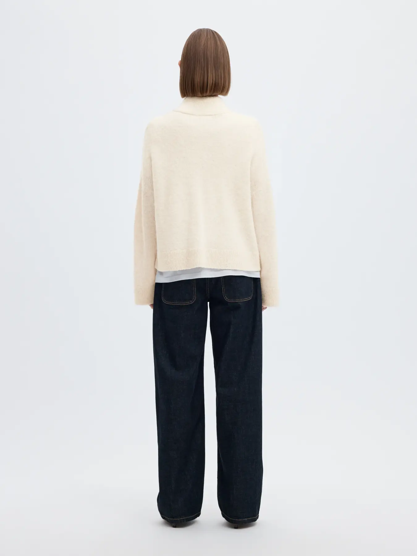 Selected Sia Ras Knit Zipper Cardigan