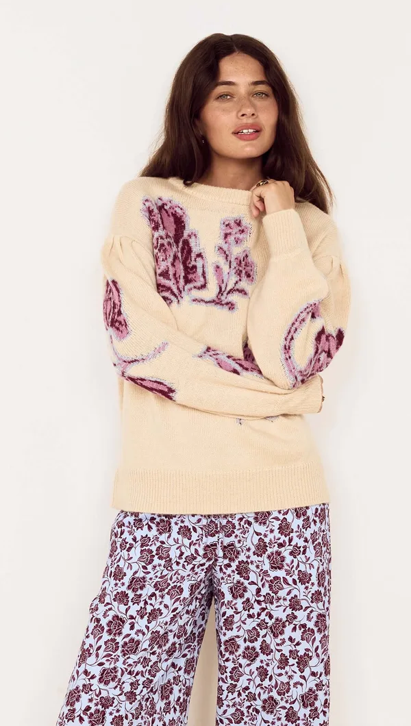 MinkPink Ophelia Intarzia Sweater