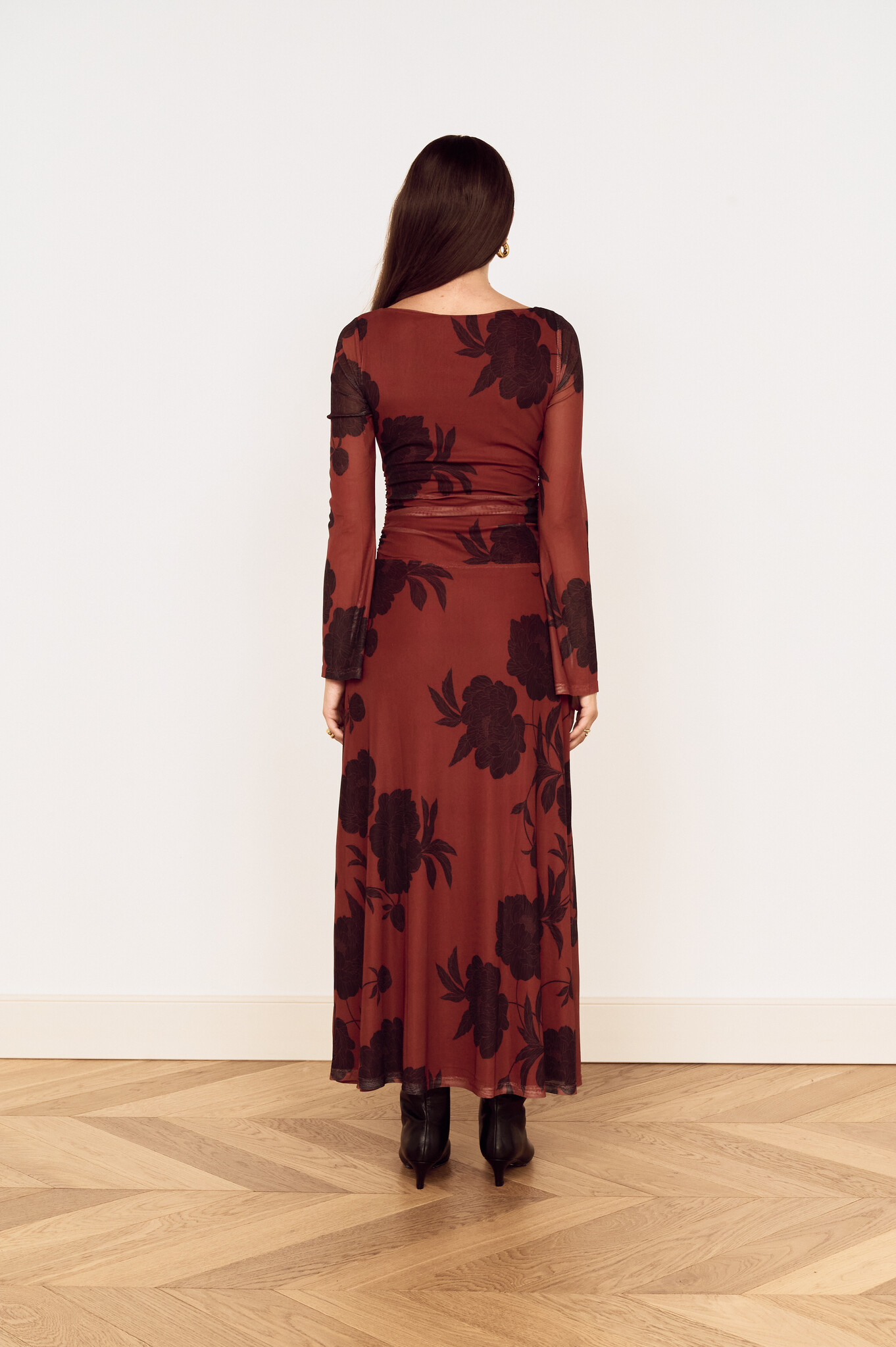 MinkPink Imani Mesh Midi Dress