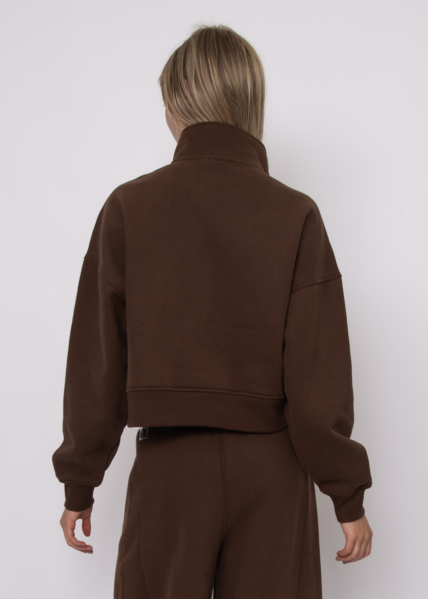 RD Style Malta Fleece Mock Neck 1/2 Button Up