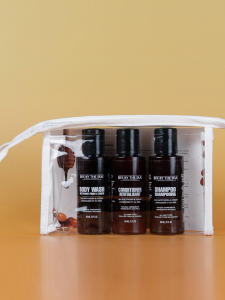 Bee By The Sea Mini Shower Travel Kit