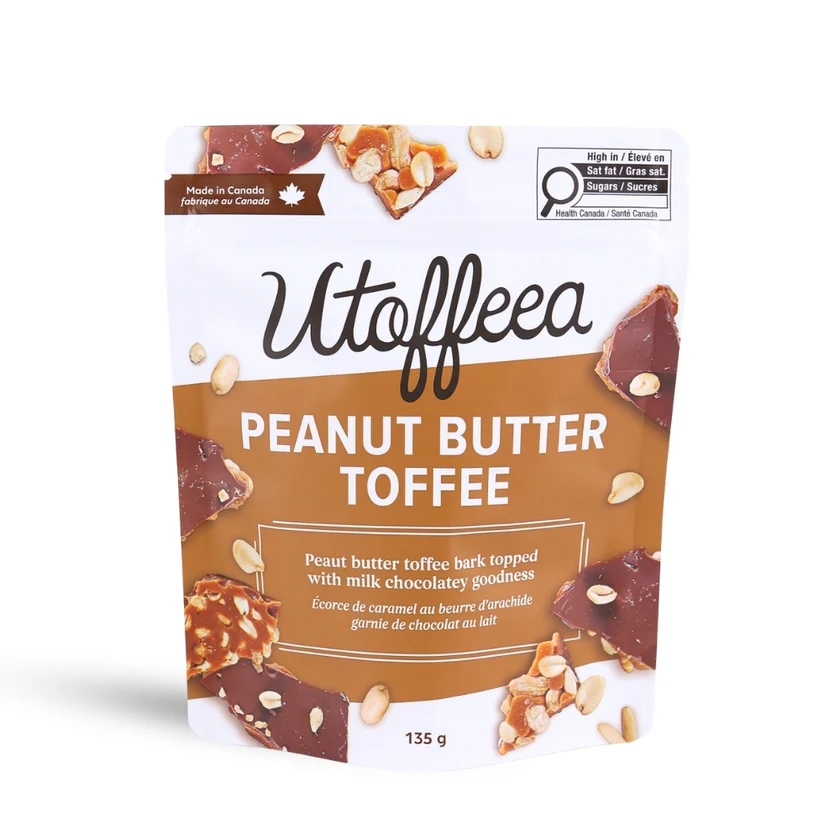 Utoffeea Peanut Butter Toffee 135g