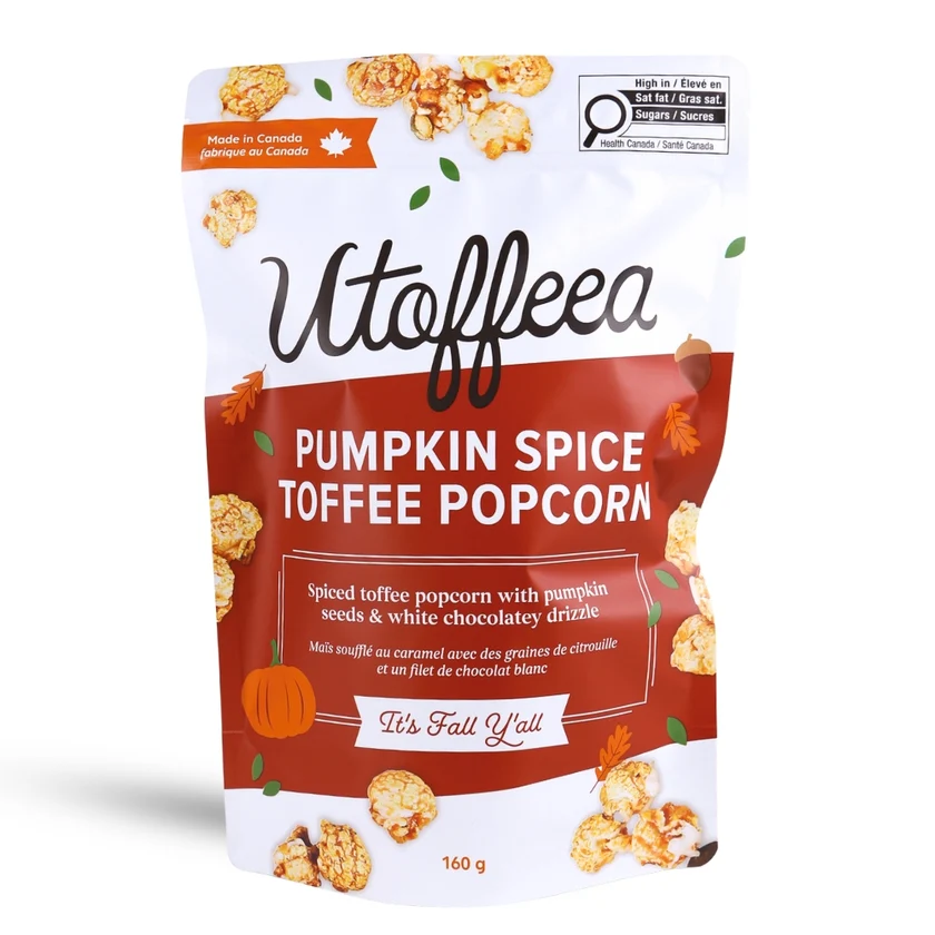 Utoffeea Pumpkin Spice Popcorn