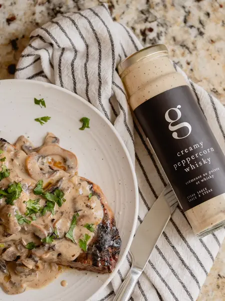 Gourmet Inspirations Creamy Peppercorn Whisky Steak Sauce 225ml