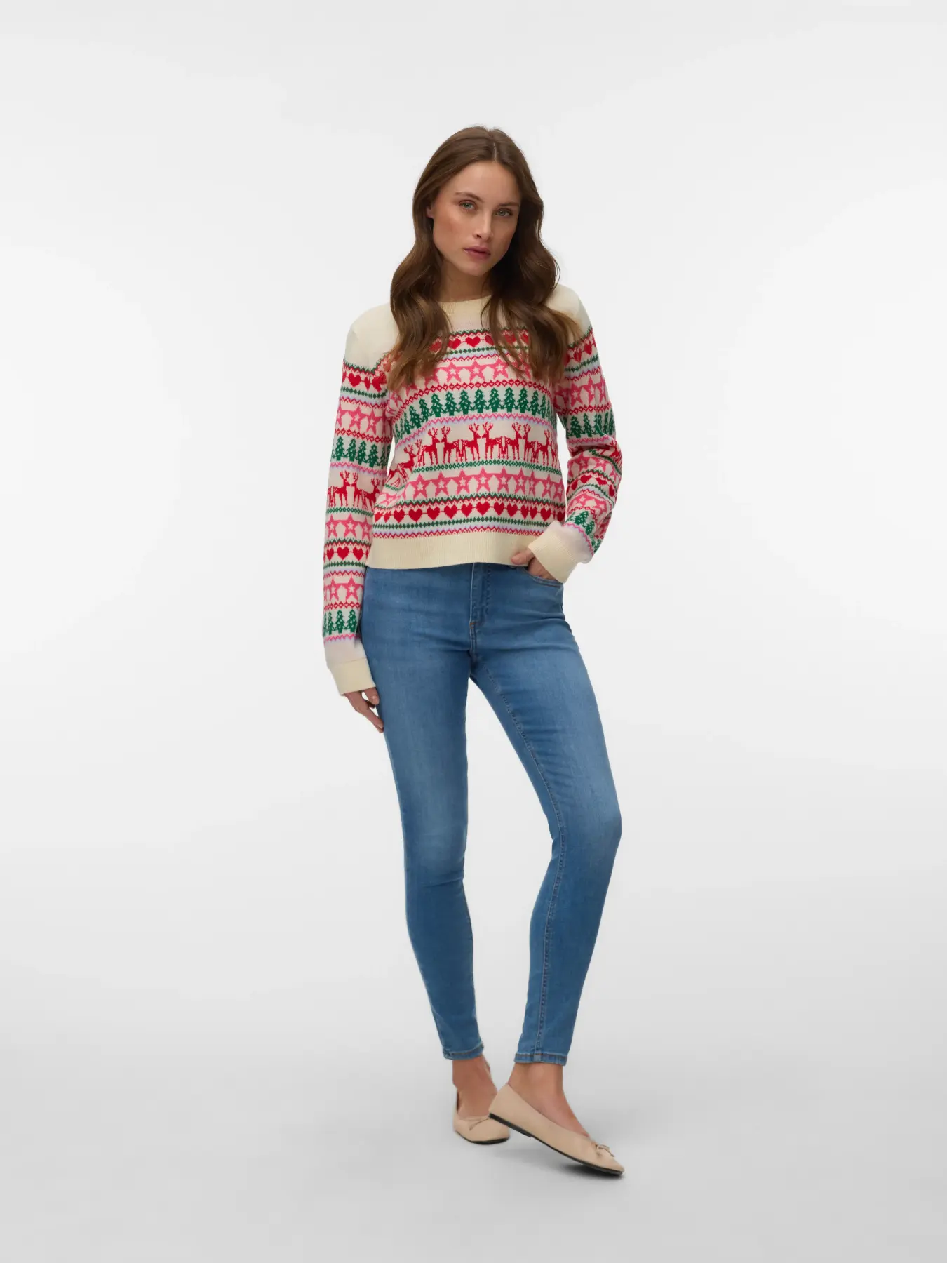 Vero Moda Christmas Long Sleeve Pullover