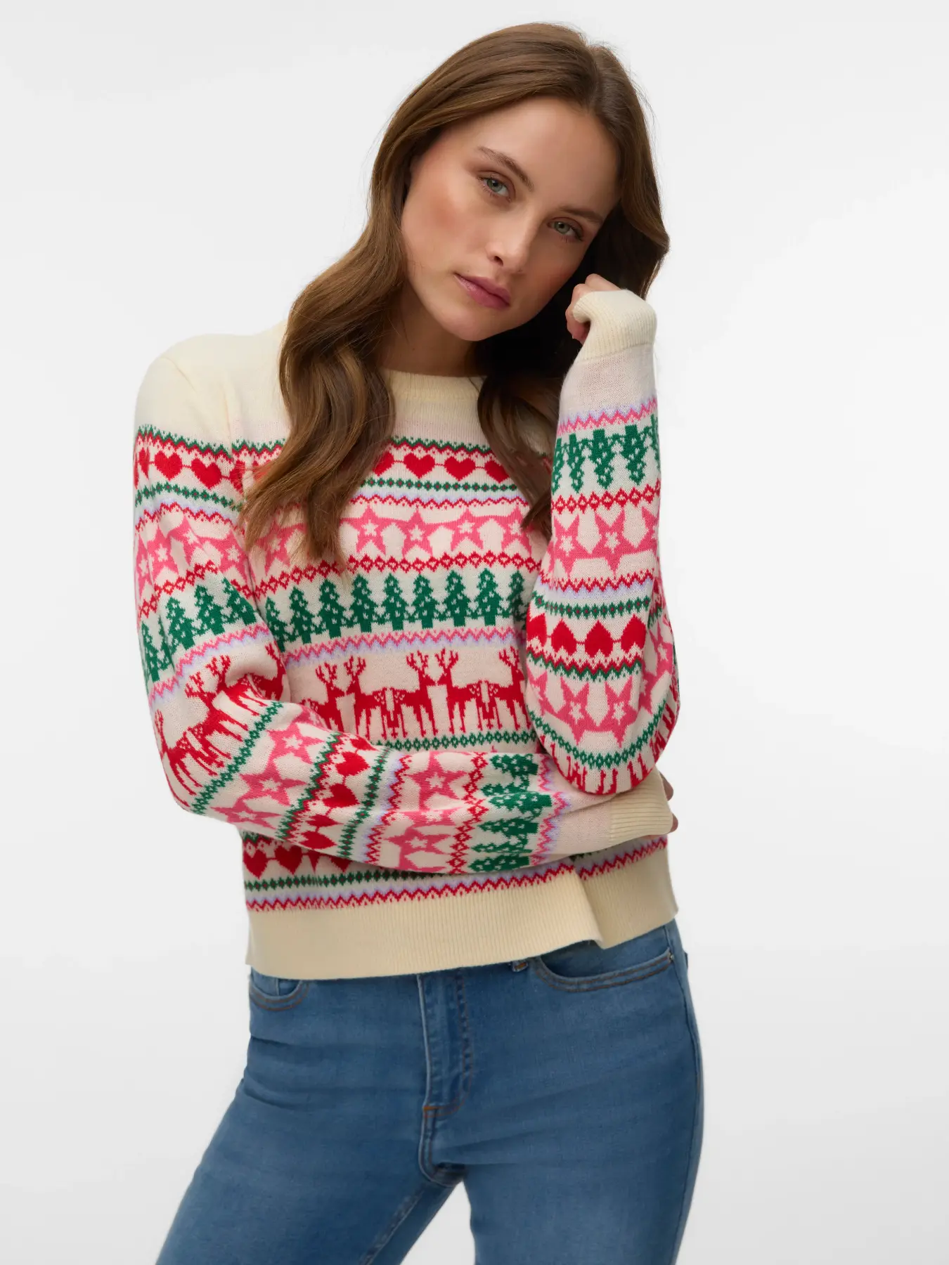 Vero Moda Christmas Long Sleeve Pullover
