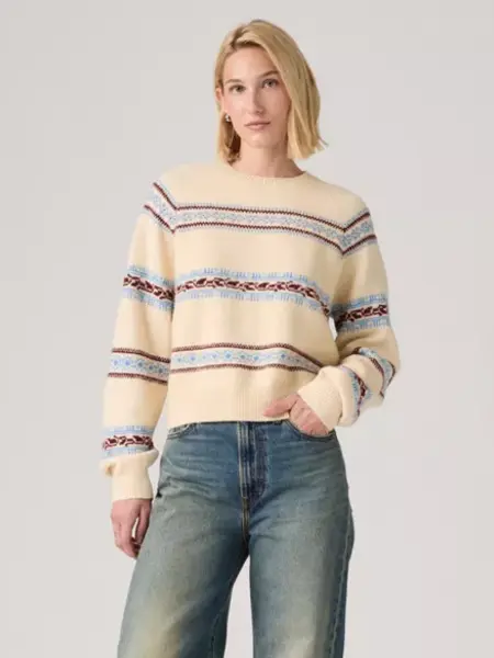 Levi's Jolie Fair Isle Crewneck Sweater