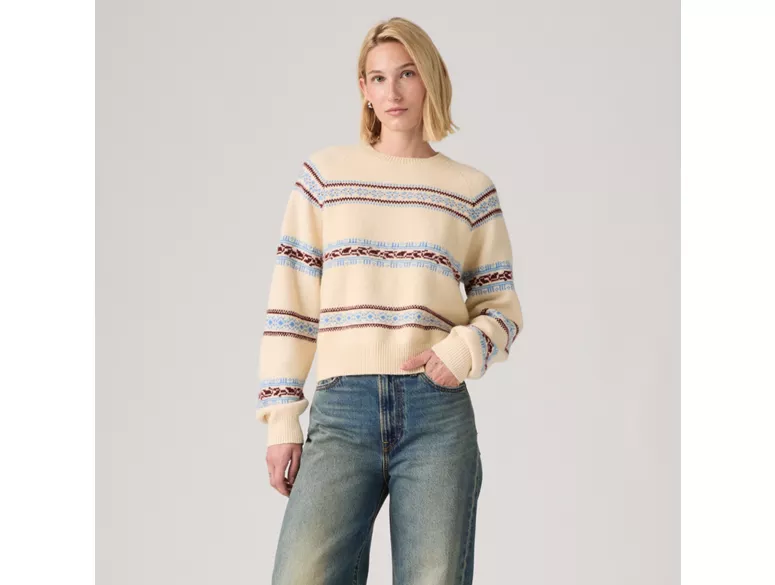 Levi's Jolie Fair Isle Crewneck Sweater