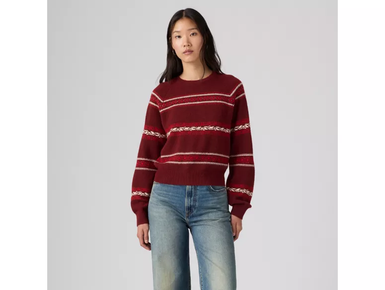 Levi's Jolie Fair Isle Crewneck Sweater