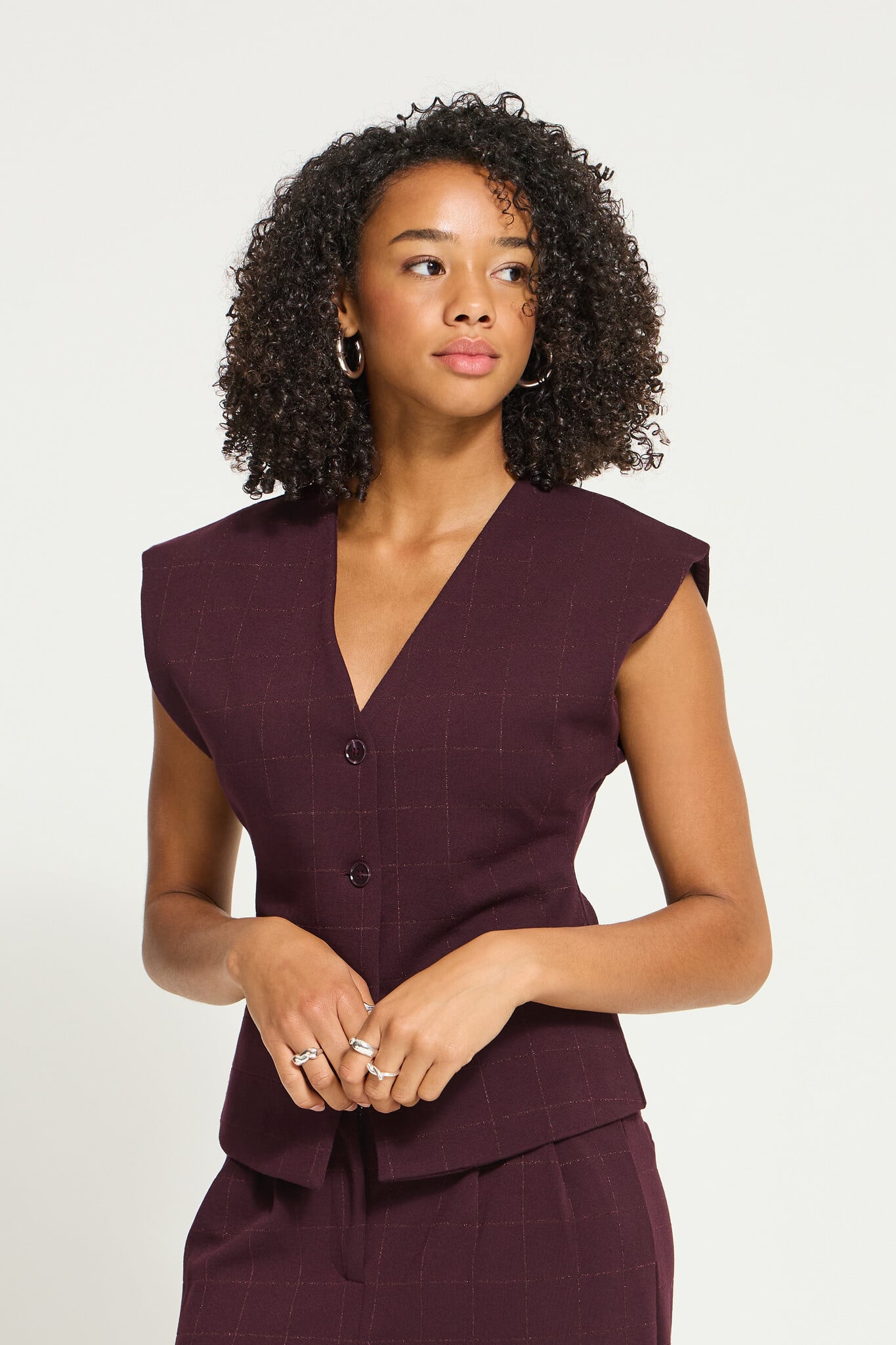 Ichi Kate Sparkly Waistcoat