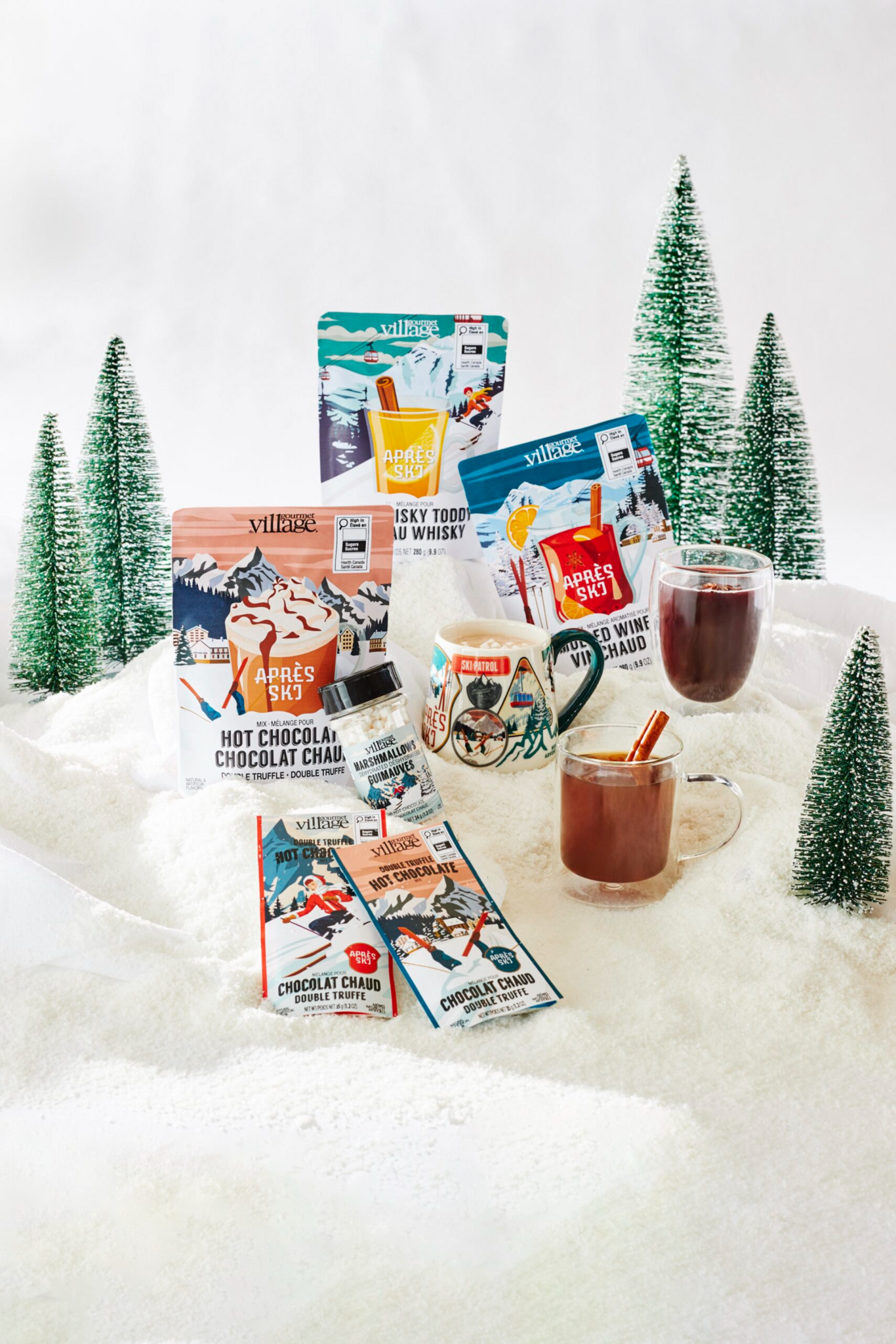 Gourmet Du Village Mini Hot Chocolate Downhill Skier