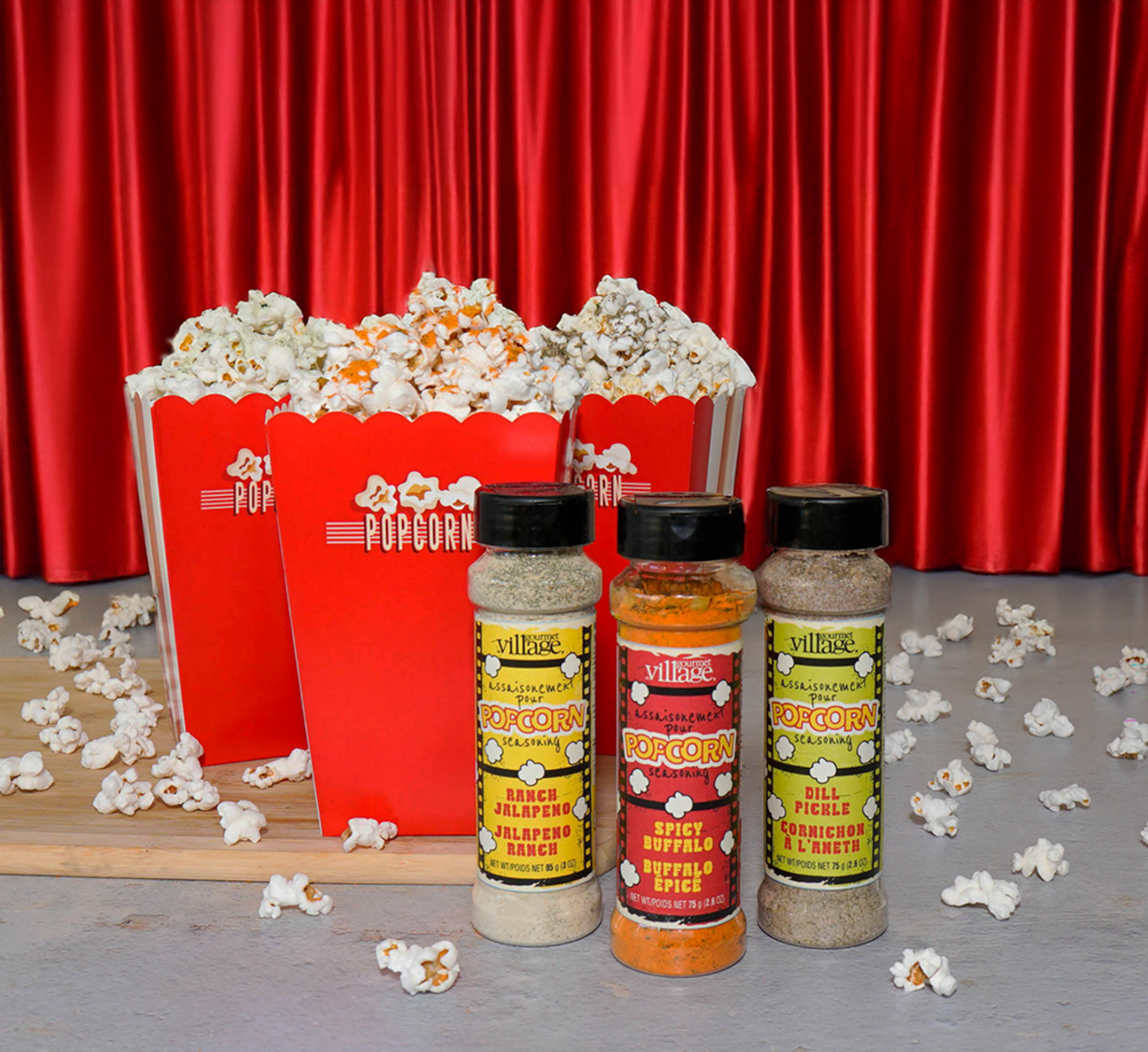 Gourmet Du Village Dill Pickle Popcorn Seasoning 75g