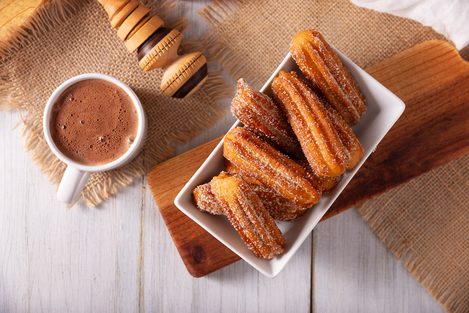 Gourmet Du Village Mini Hot Chocolate Churro