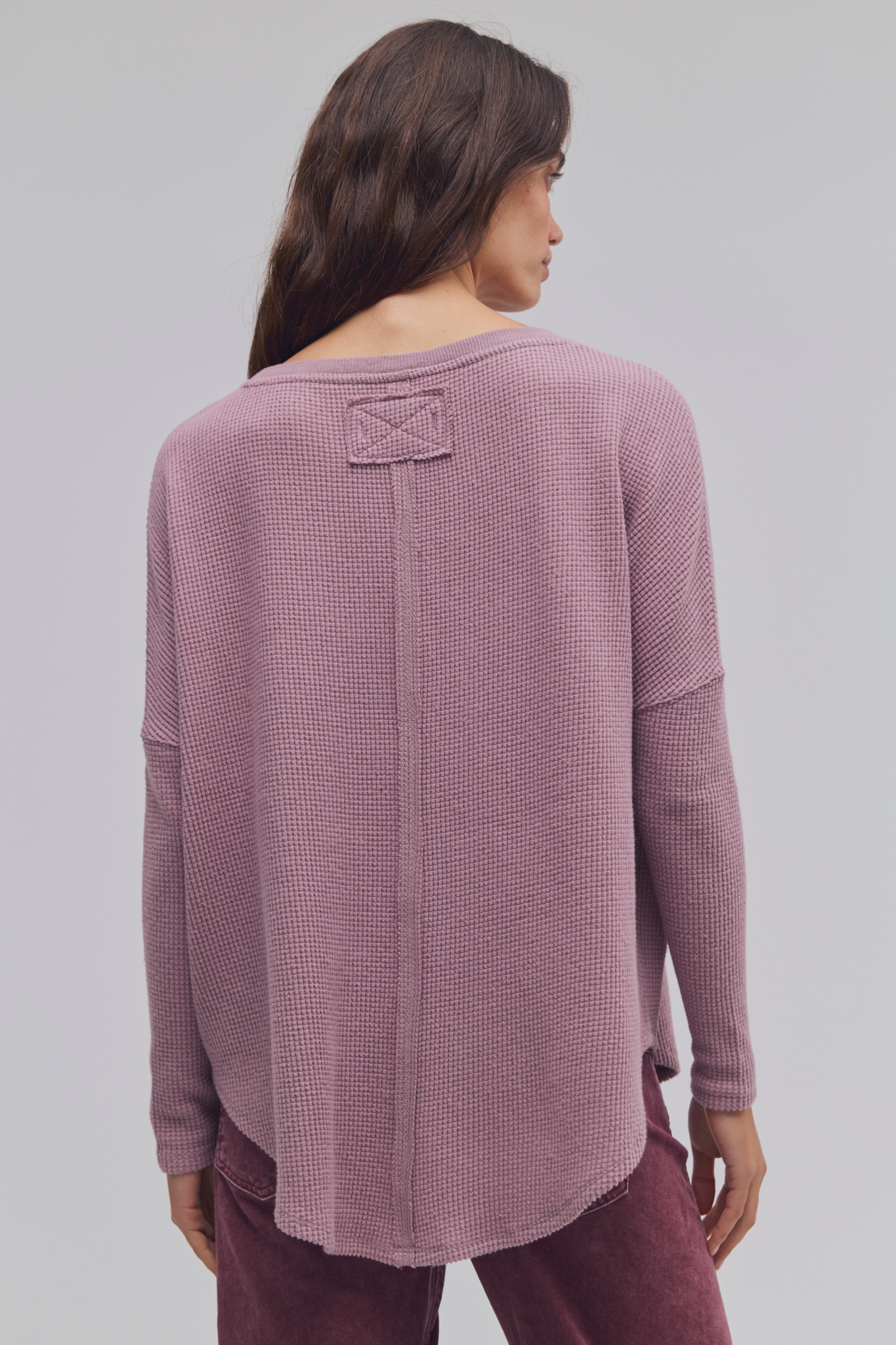 Free People Latte Blues Thermal Solid