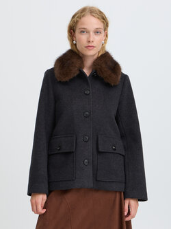 B.Young Cecelia Collared Jacket