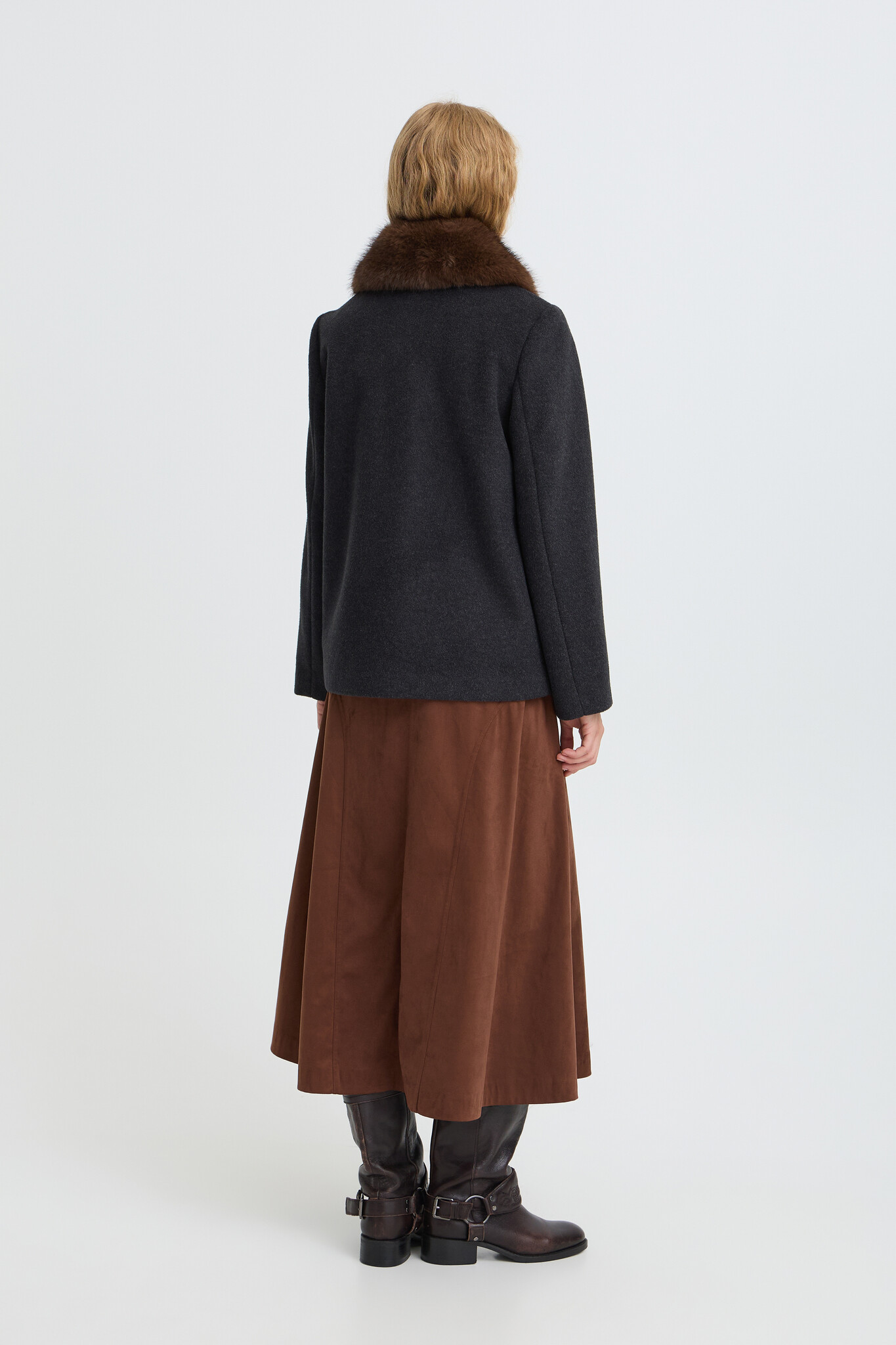 B.Young Cecelia Collared Jacket