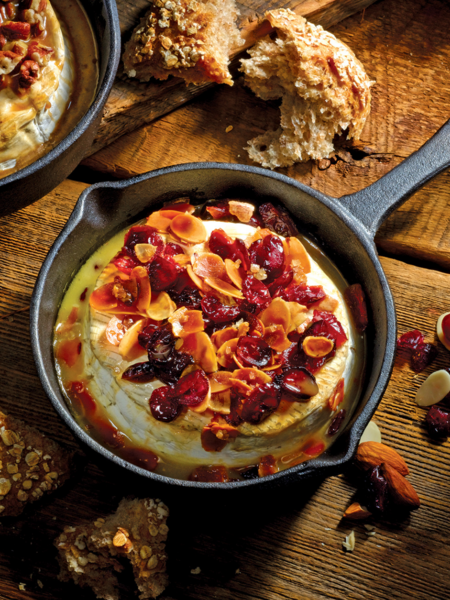 Gourmet Du Village Cranberry Almond Brie Skillet