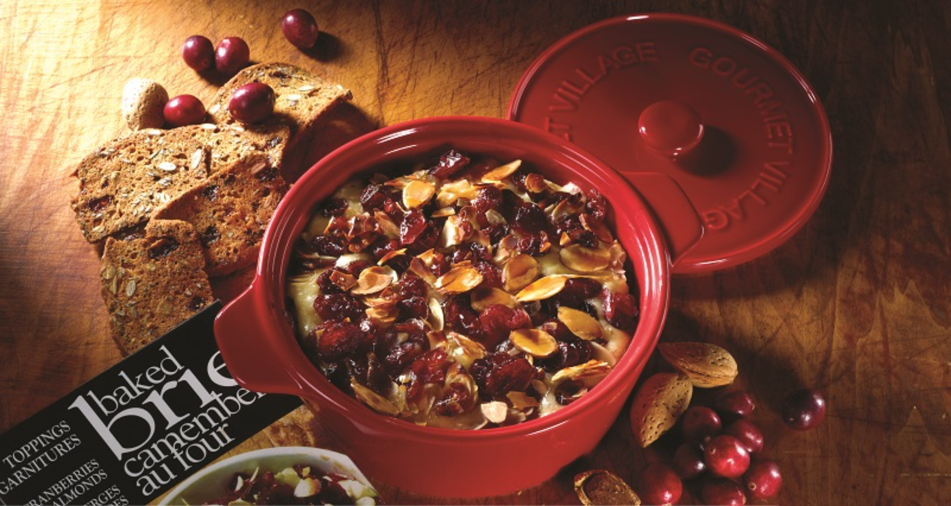 Gourmet Du Village Brie Baker Ceramic