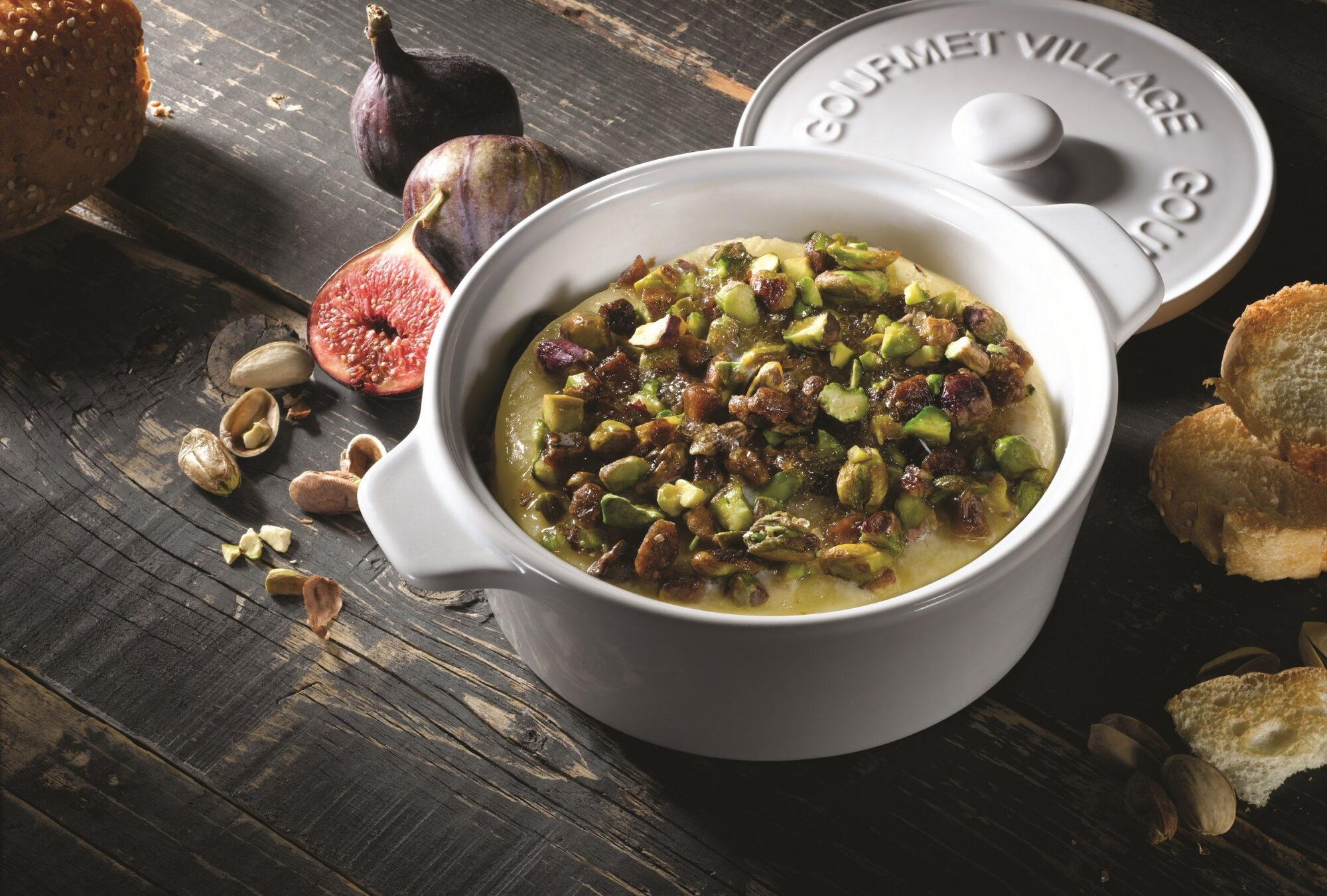 Gourmet Du Village Brie Baker Ceramic