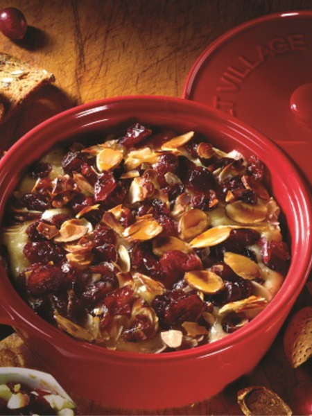 Gourmet Du Village Brie Toppings Cranberries and Almonds