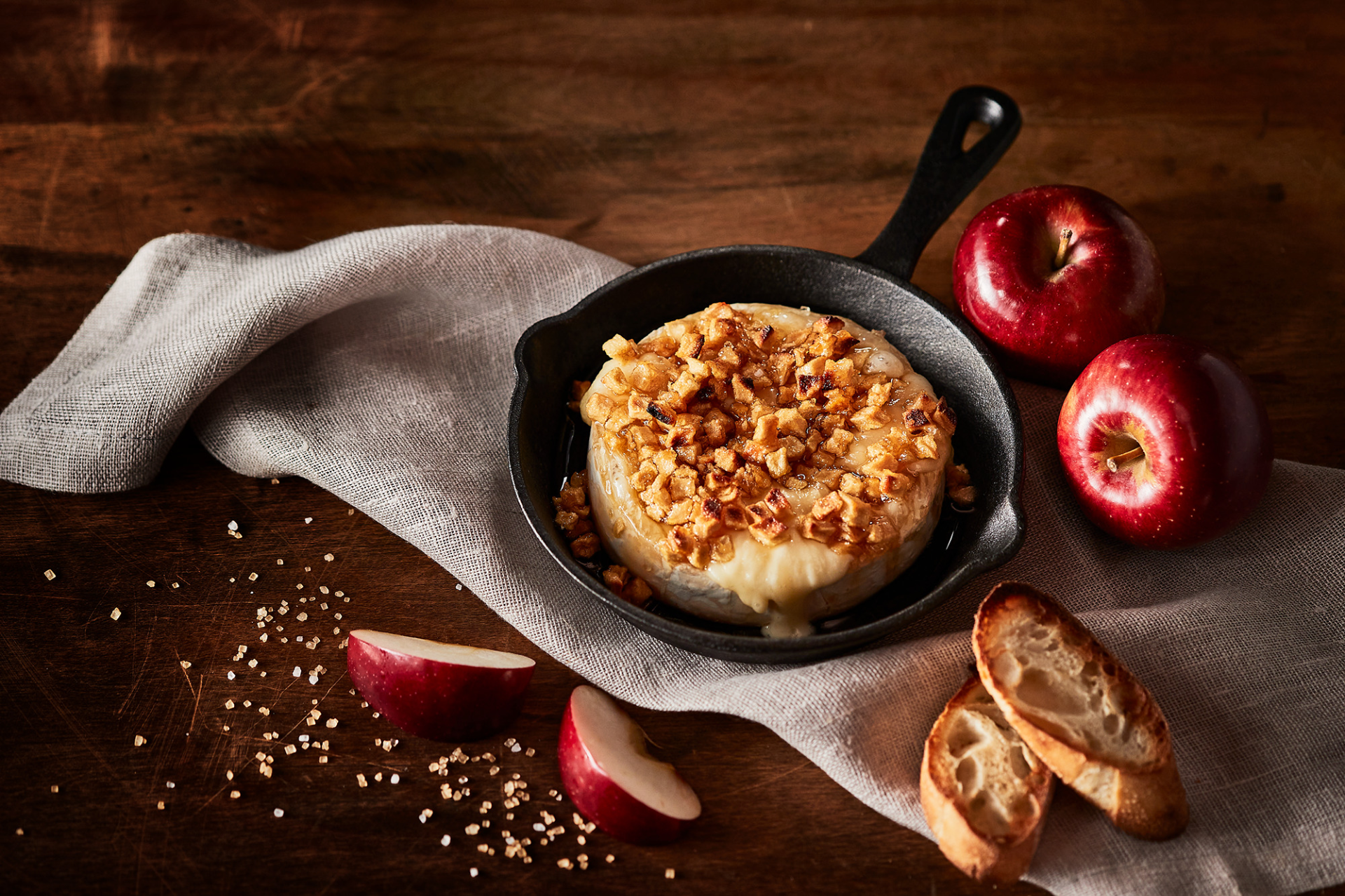 Gourmet Du Village Brie Topping Mix Apple Salted Caramel