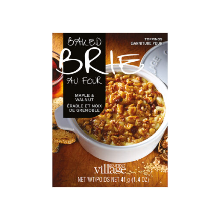 Gourmet Du Village Brie Toppings Maple Walnut