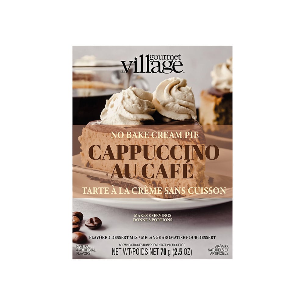 Gourmet Du Village No Bake Cappuccino Cream Pie Box