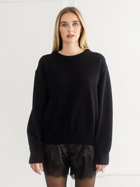 Brunette The Label Perfect Knit Crew Sweater
