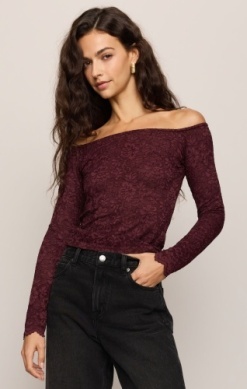Z Supply Sabrina Stretch Lace Top