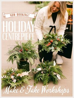 Dutch Growers Holiday Centrepiece Make & Take Workshop