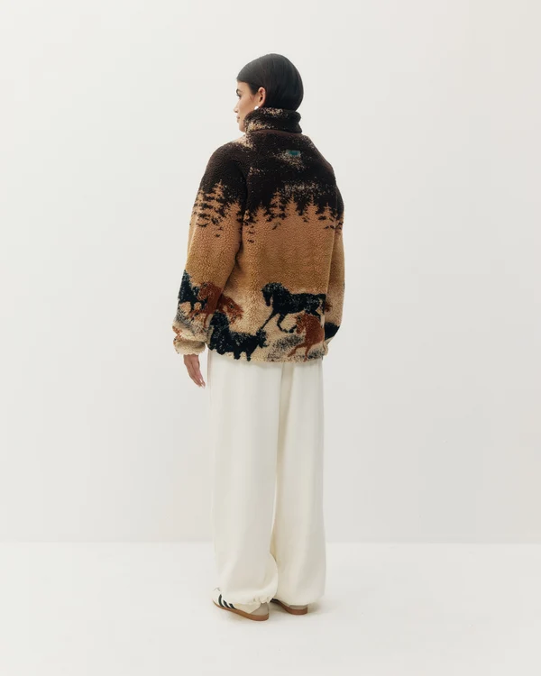 Kuwalla Printed Sherpa Fleece