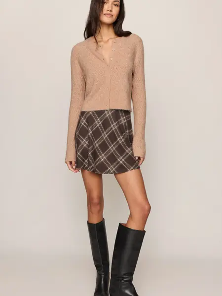 Z Supply Bellissimo Plaid Mini Skirt