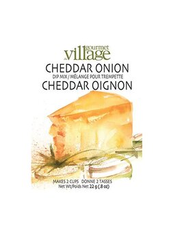 Gourmet Du Village Dip Recipe Box Cheddar Onion