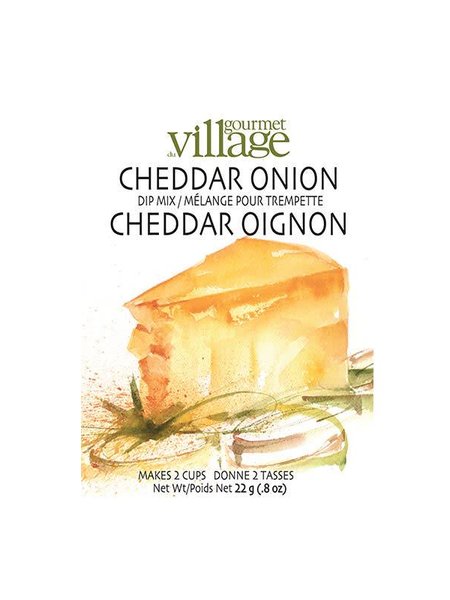 Gourmet Du Village Dip Recipe Box Cheddar Onion