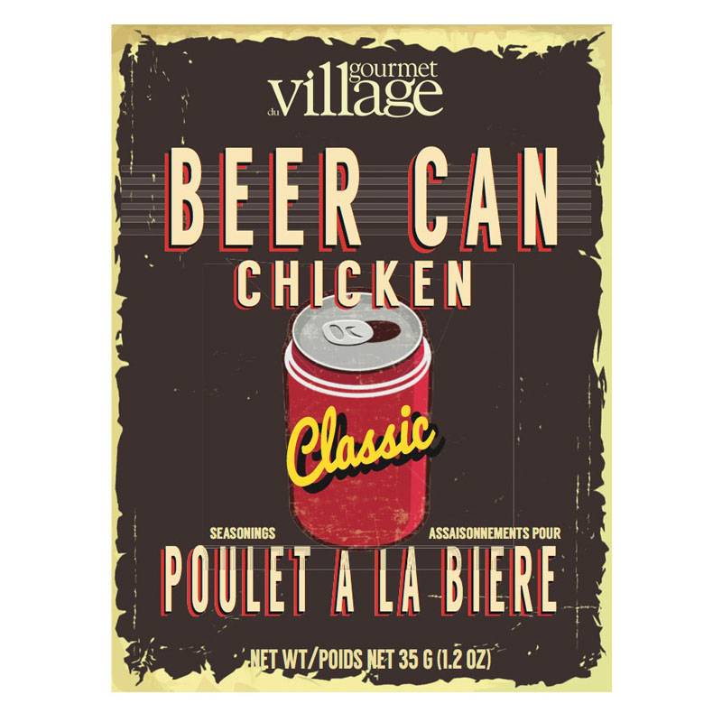 Gourmet Du Village Retro Beer Can Chicken Seasoning