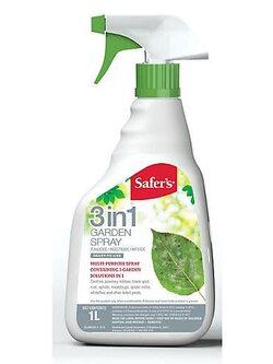 Safers 3 In 1 Garden Spray RTU 1L