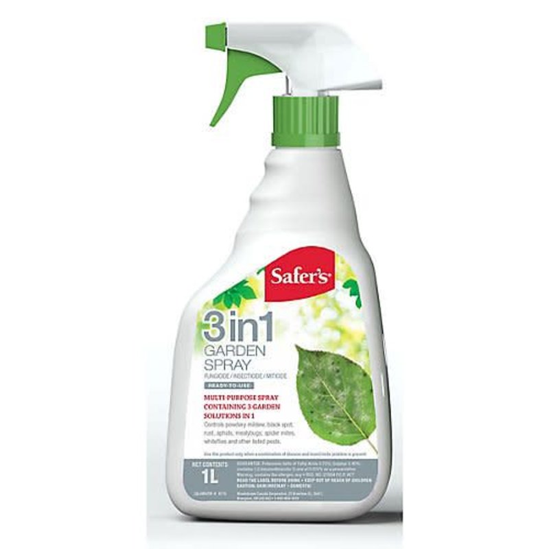 Safers 3 In 1 Garden Spray RTU 1L