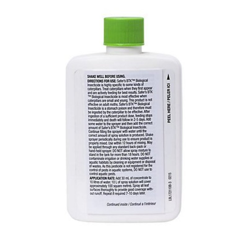 BTK Insecticide Concentrate 100ml - Dutch Growers Saskatoon