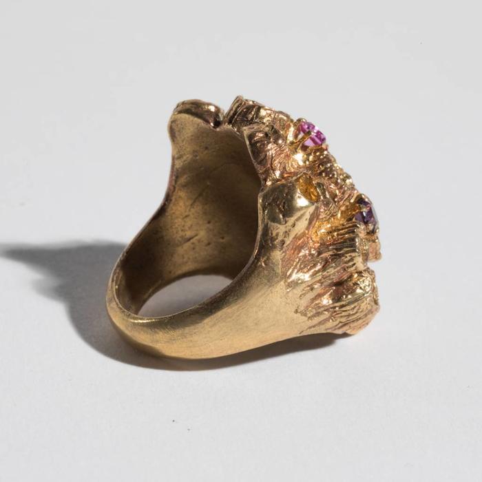 Saint Claude Barnacle Ring with Stones