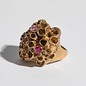 Saint Claude Barnacle Ring with Stones