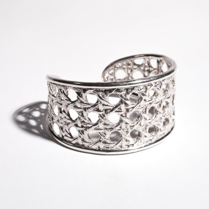 Saint Claude x Freda Small Caning Cuff - Sterling Silver