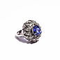 Saint Claude Antique Ring with Light Blue Tanzanite Stone