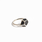 Aesa Sterling Silver Ring with Enamel Pyrite