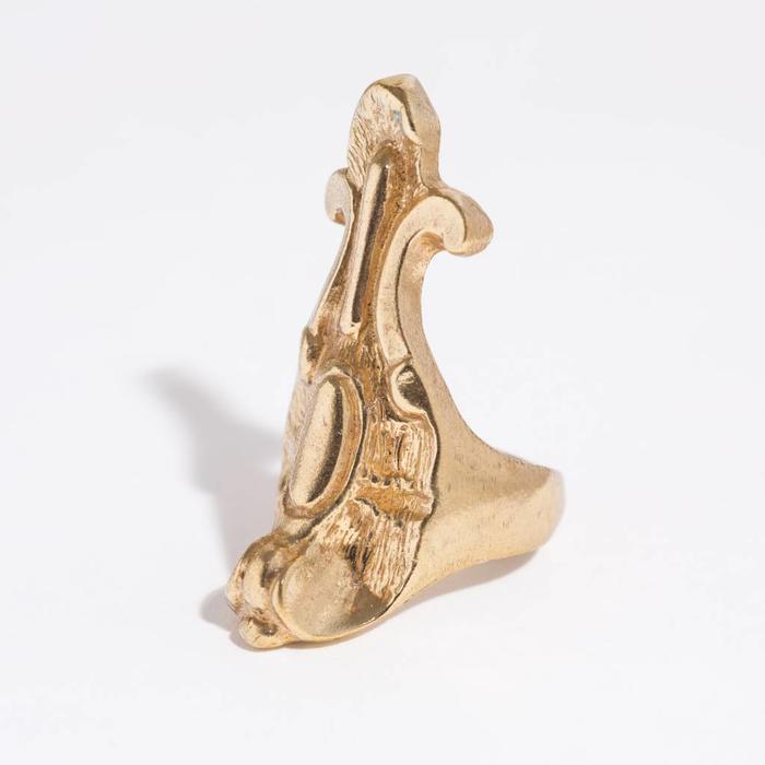 Saint Claude King Cobra Ring - Brass
