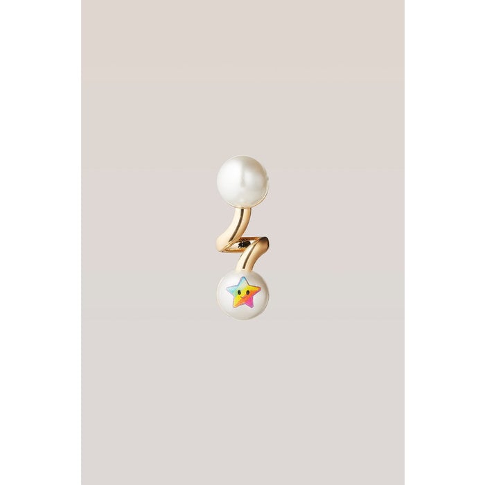 SafSafu Kawaii Rainbow Pearl Earring