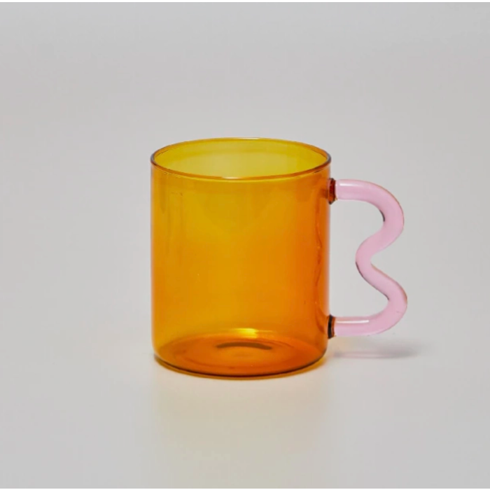 Ivore.Group Glass Mug - Amber