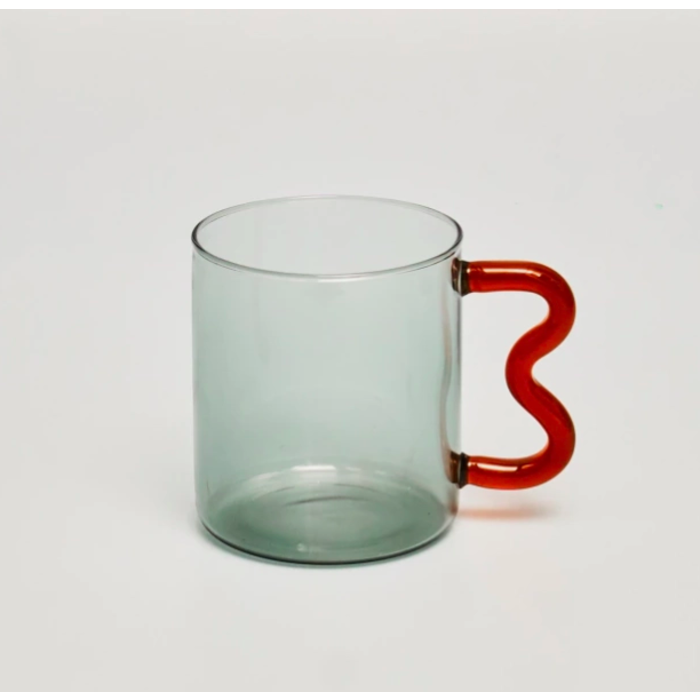 Ivore.Group Glass Mug - Grey