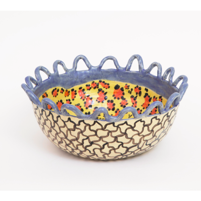 Pearce Williams Ceramics Leopard Bowl