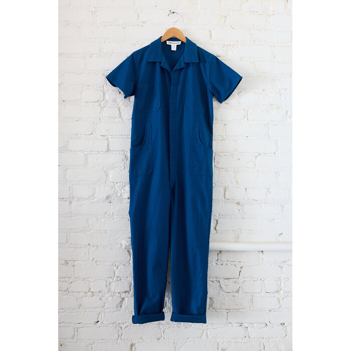 Caron Callahan Crawford Jumpsuit - Sapphire Twill - S